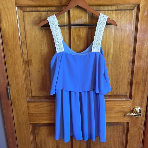 TOBI Flowey Blue Dress - Size Medium🦋 - Picture 5 of 7